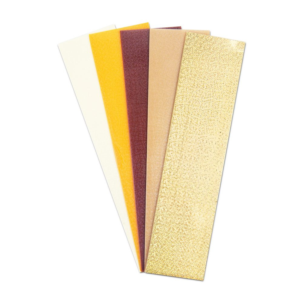 Dekorační voskové pláty třpitivé sada 5 ks č.1 - 1 balení