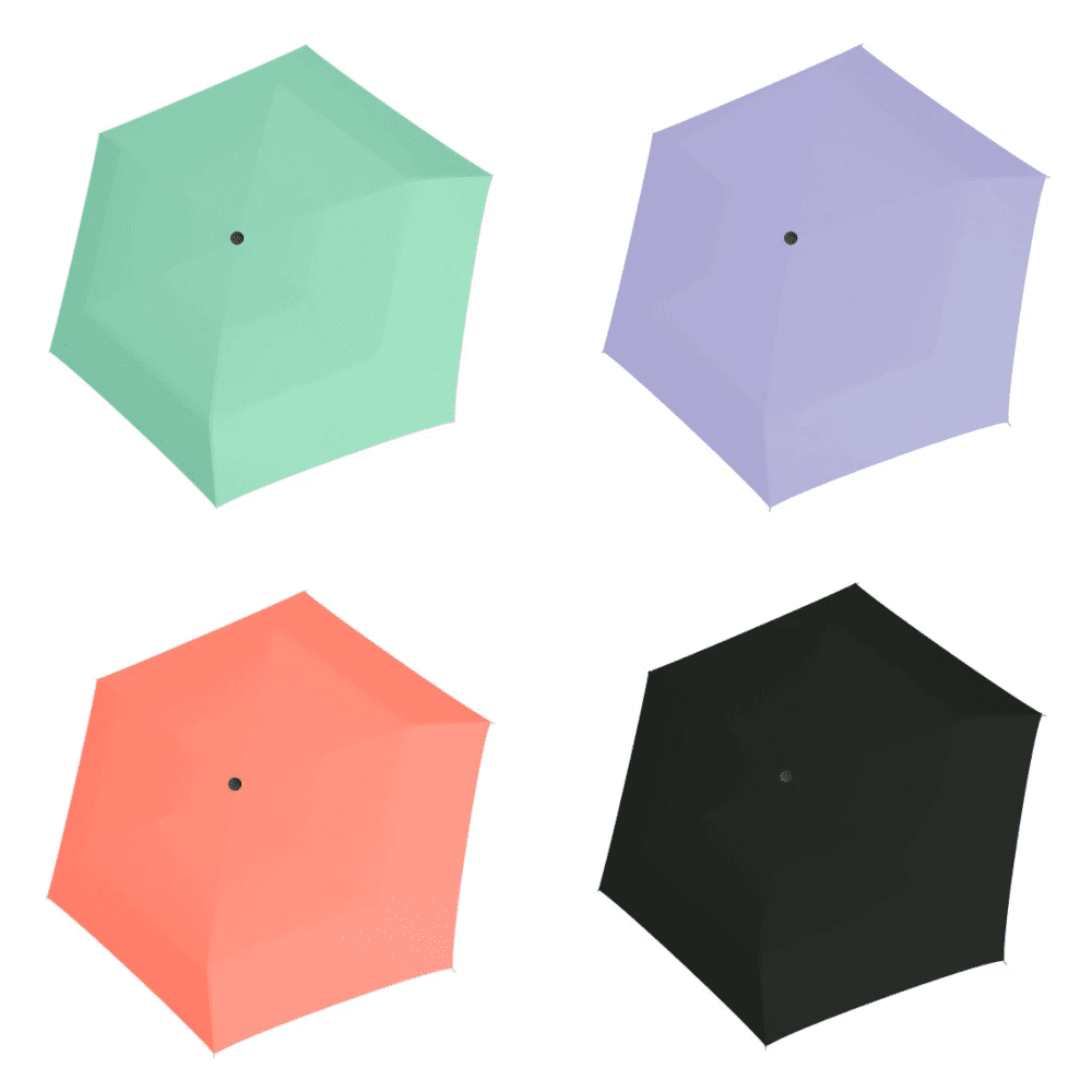 Doppler Mini Fiber COMPACT Dámský skládací mechanický deštník černá 710263DSZ