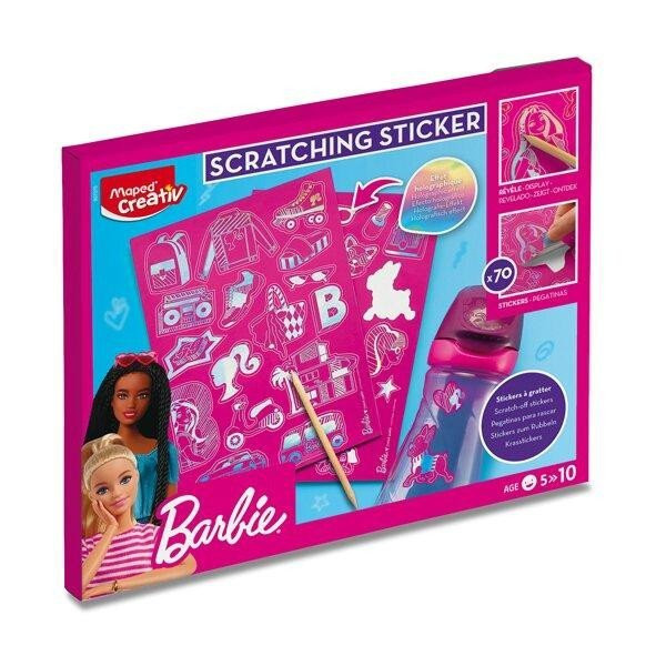 Maped Kreativní sada Scratching Stickers Barbie