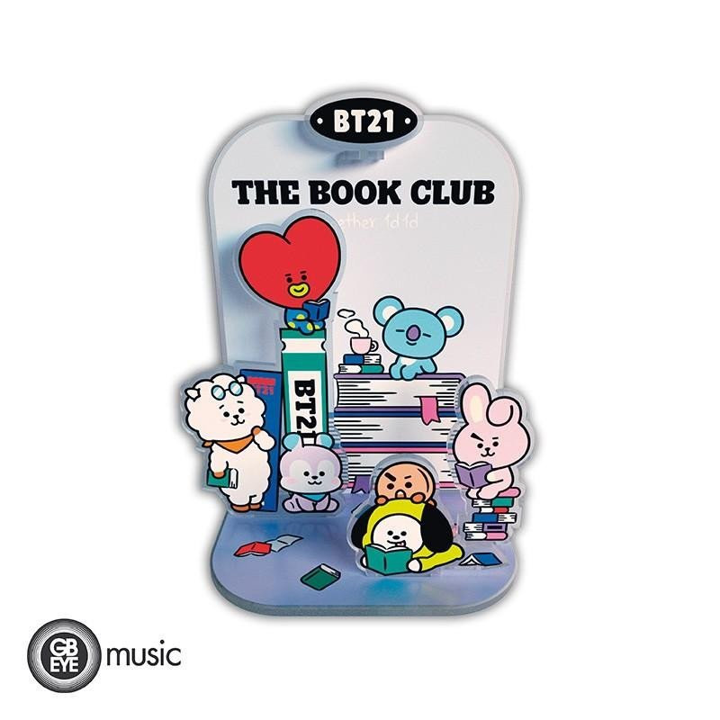 BT21 akrylové diorama - Bookclub