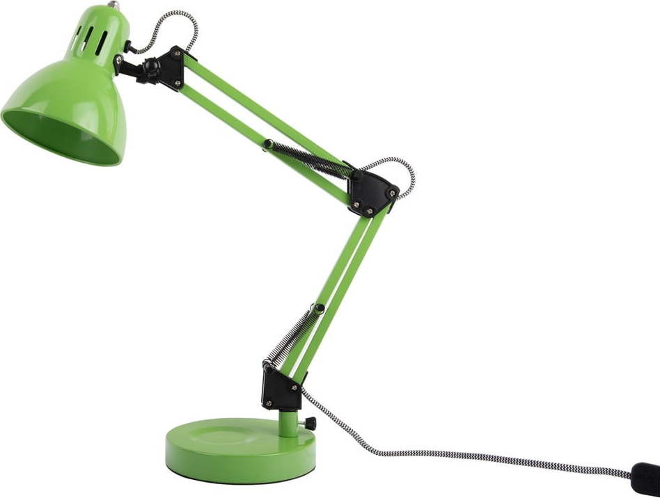 Světle zelená stolní lampa s kovovým stínidlem (výška 52 cm) Funky Hobby – Leitmotiv