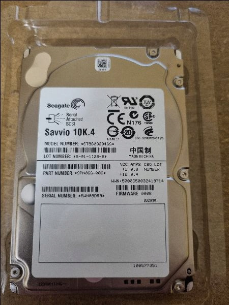 Seagate Savvio 10K.4 600 Gb 6G 10K Sas 2,5