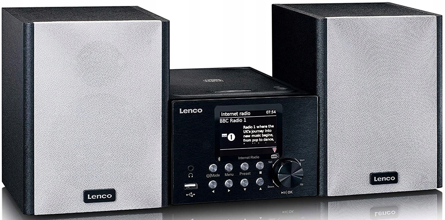 Věž Lenco MC-250 Internet CD WiFi Dab+ Bluetooth Pilot