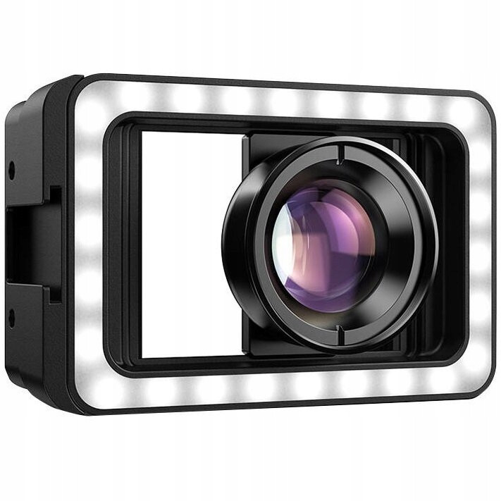 Apexel APL-HB100FL23 Objektiv 100MM Makro S Led Podsvícením Pro Telefon