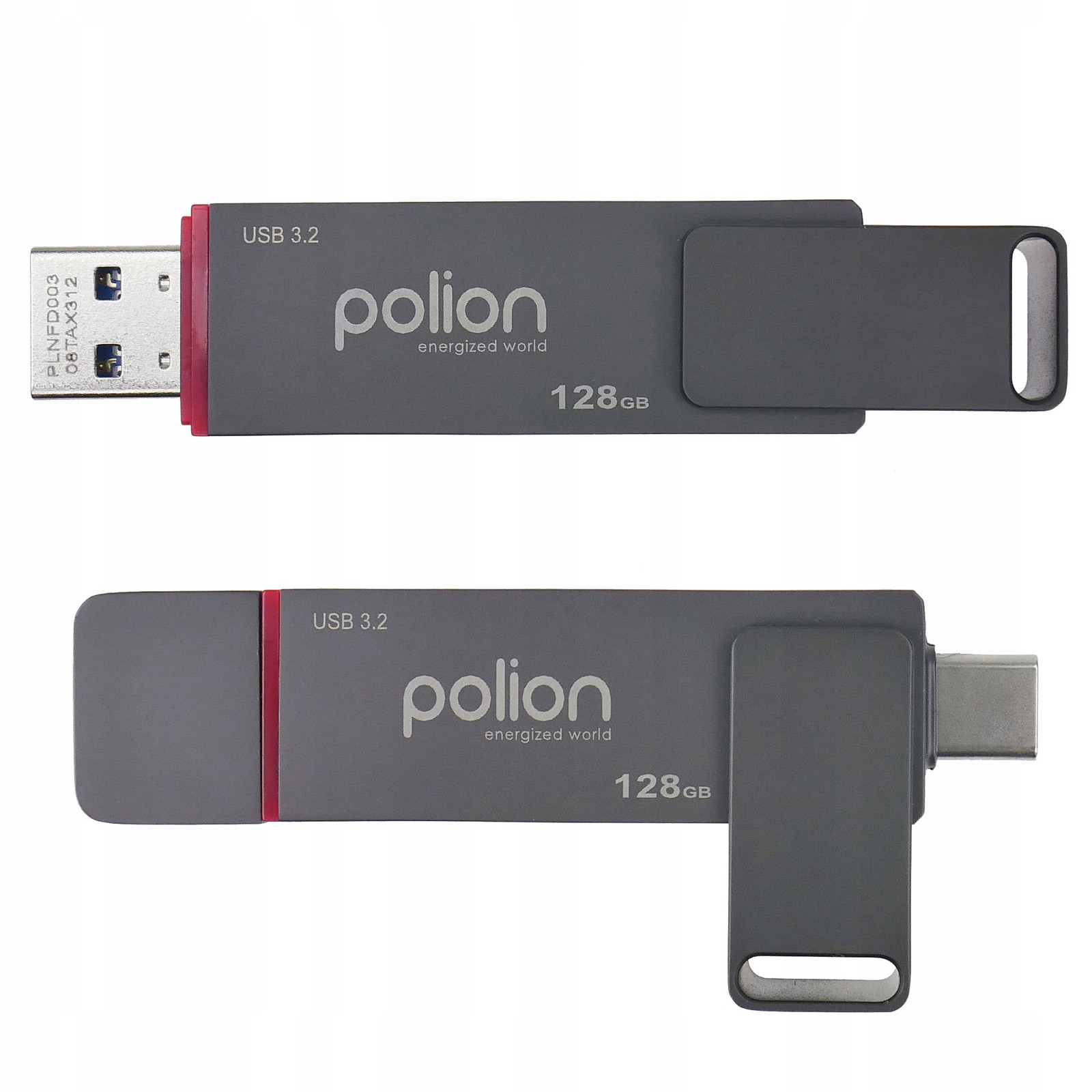Ultra rychlá 128GB 560MB/s Usb 3.2 flash disk paměť Polion dual Usb-c+a