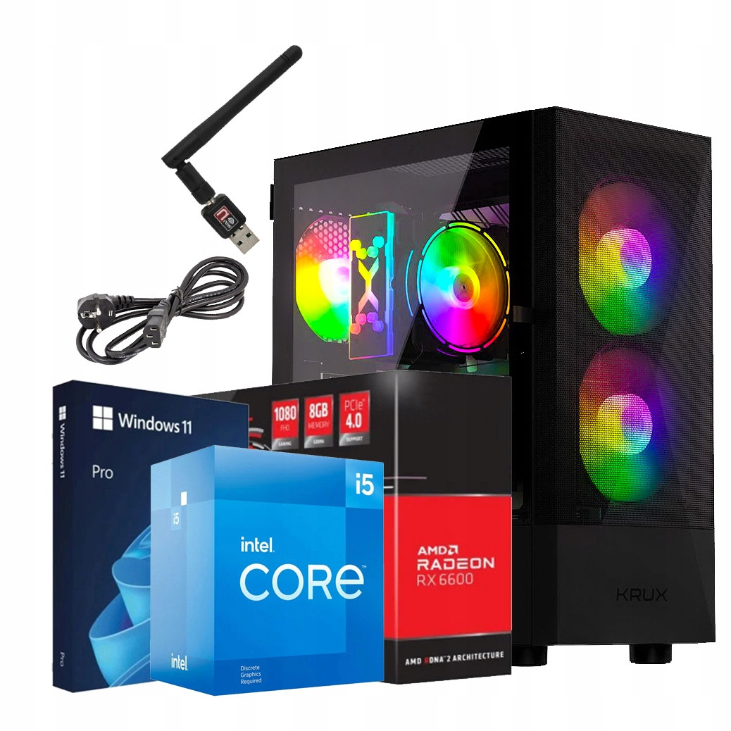 Počítač Pc Core I5|RX 6600|1TB|WINDOWS