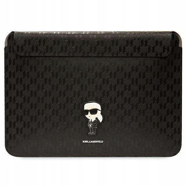 Karl Lagerfeld Pouzdro na notebook Sleeve 14'' Saffiano Monogram Ikonik