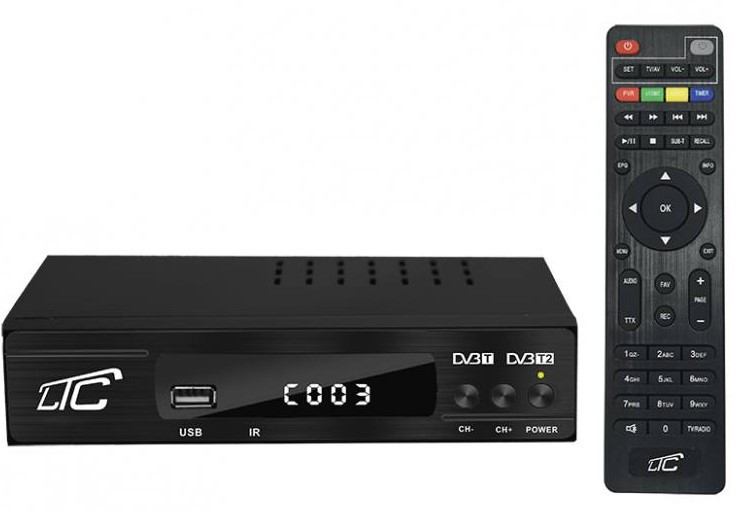 Tuner DVB-T-2 Pozemní Tv Přijímač S Programovatelným Dálkovým Ovládáním Wi-fi