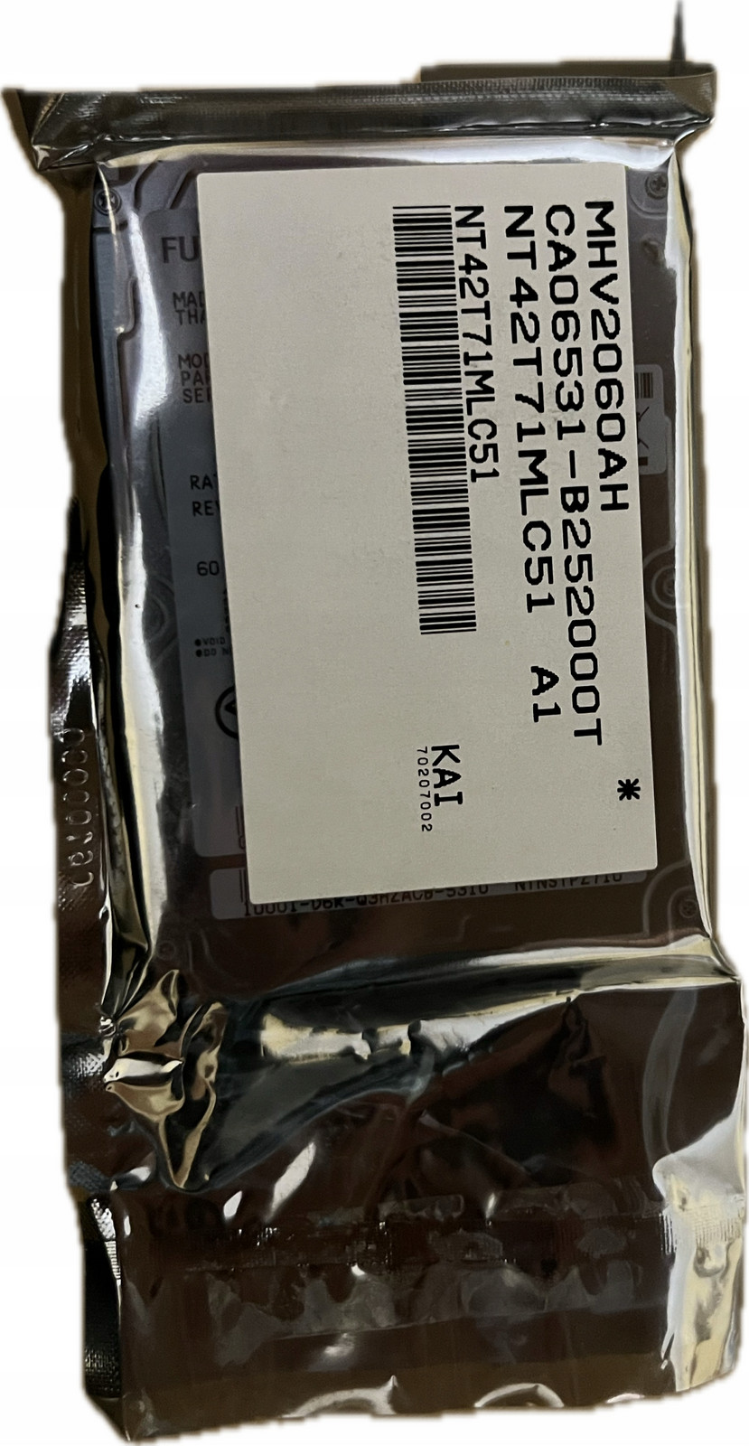 Disk Fujitsu MHV2060AH 60GB Pata (ide/ata) 2,5