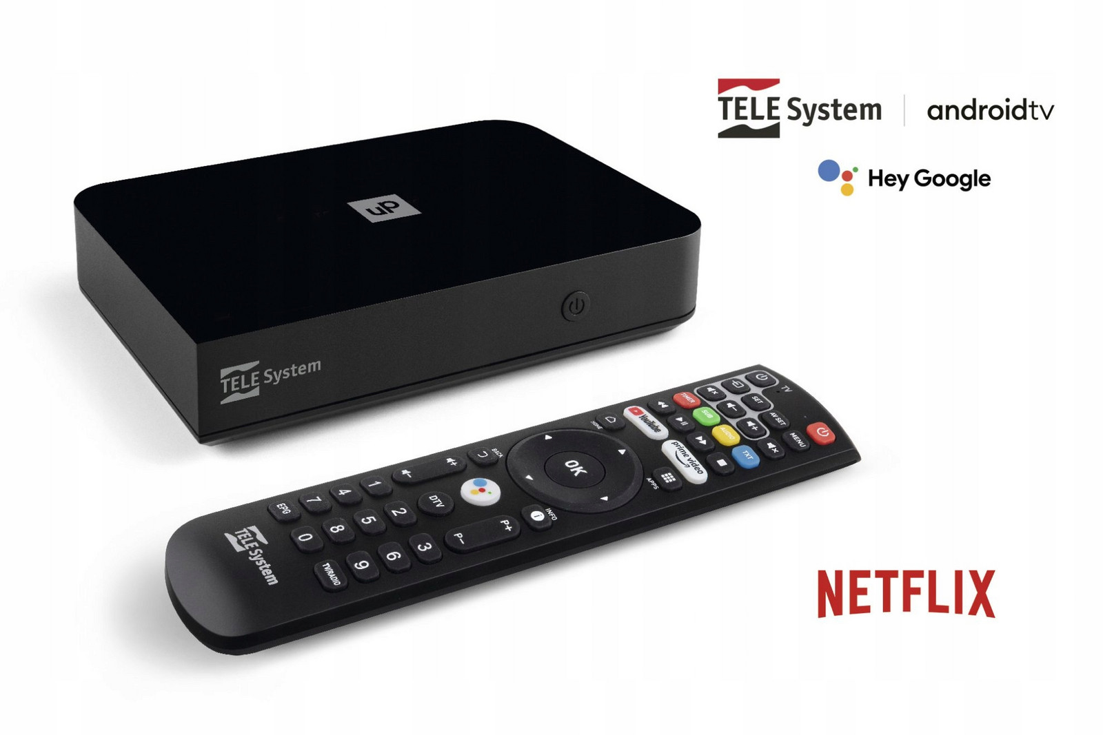 Android Tv Telesystem SmartBOX Uhd Up T2 4K 8 Gb Dvbt (HY4001) Canal+online