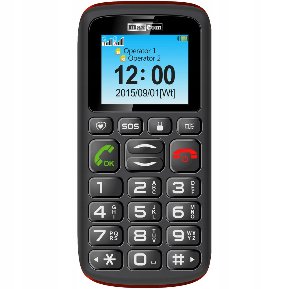 Mobilní telefon Maxcom MM428 černý