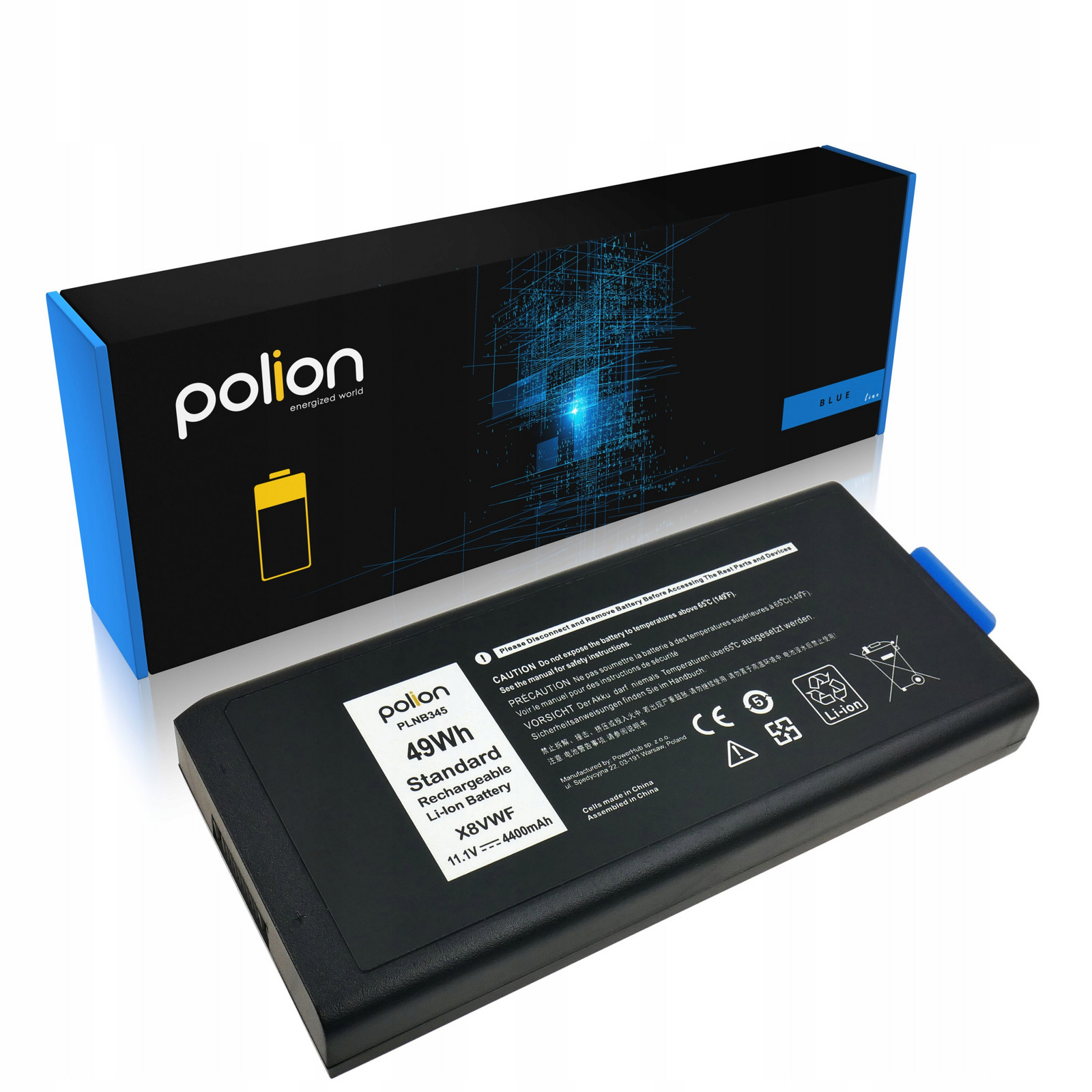 Baterie X8VWF 4XKN5 pro Dell Latitude 14 5404 7404 5414 7414