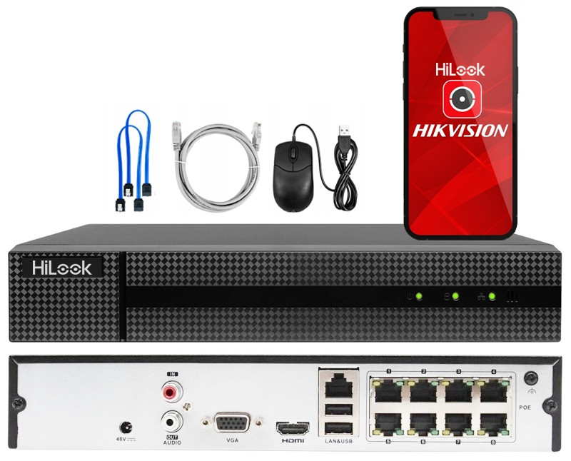 Rekordér Hikvision NVR-8CH-5MP 8xPOE NVR-8CH-5MP/8P