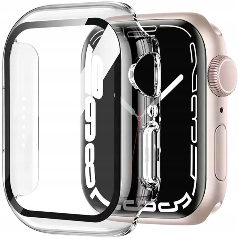 Pouzdro Sklo Pro Apple Watch 7/8/9 41MM |case Kryt Pouzdro|super Barvy