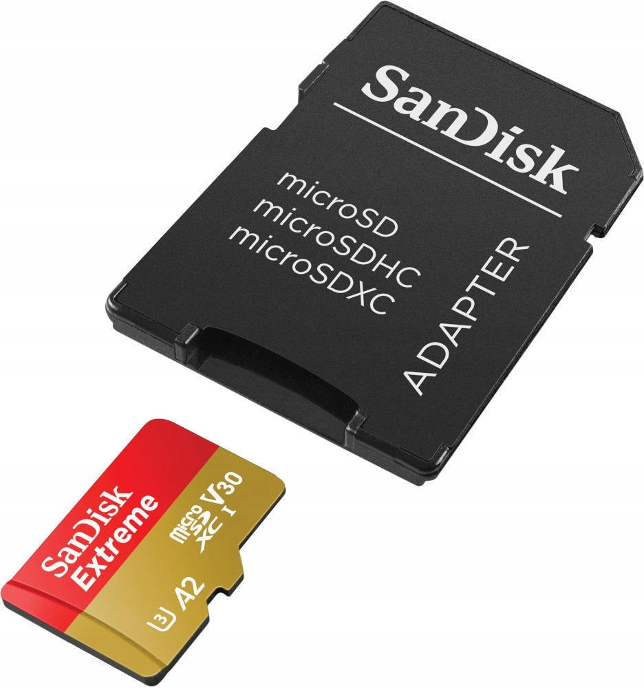 Karta Sandisk Extreme microSDXC 128 Gb 190/90 MB/s A2 C10 V30 Uhs-i U3 pro