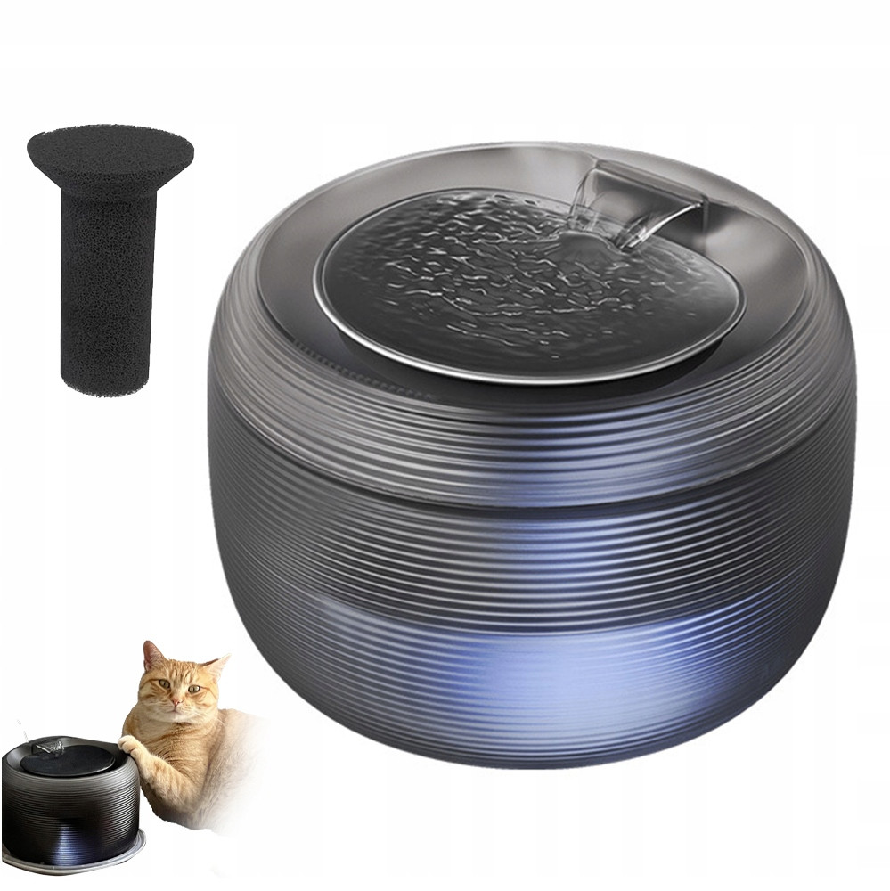 Fontána Napáječka Pro Kočky Psa Miska Automatická Napáječka Tichá 2,5L