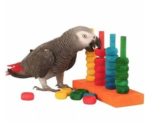 Kouzelný trik hračka logická pro papoušky