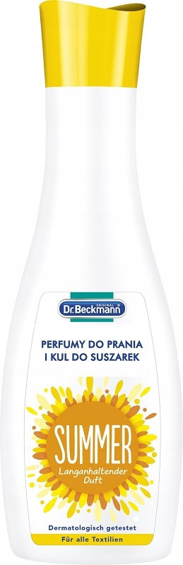 Parfém na praní a koule do sušiček Dr. Beckmann Léto 250 ml