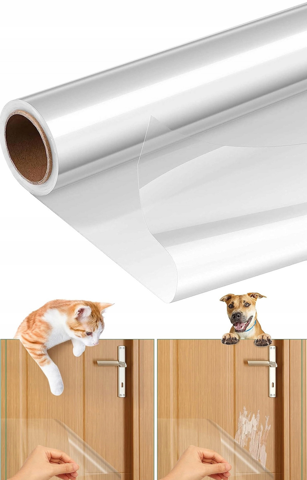 Ochranná Fólie Proti Poškrábání 1m *1,52m Na Metry Bezbarvá Samolepicí