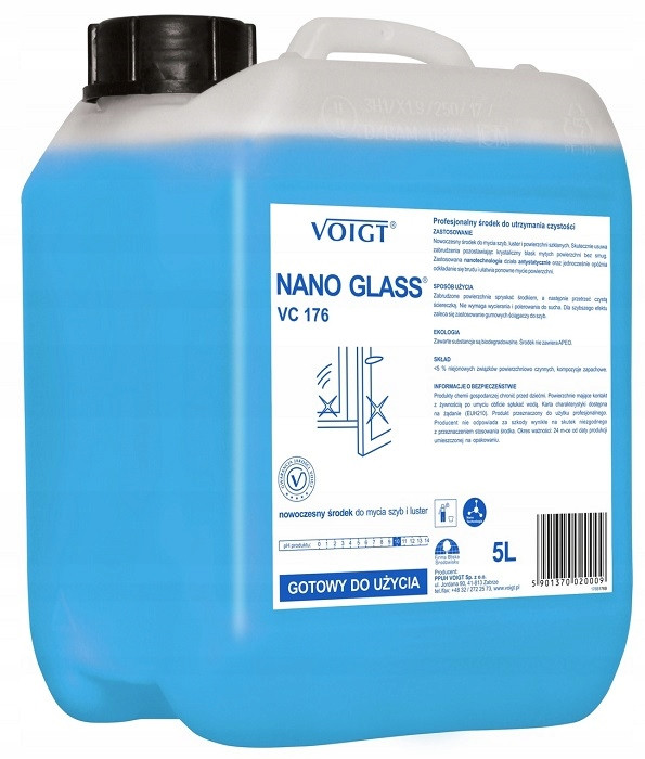 Voigt Nano Glass VC 176 na skla a zrcadla 5 litrů