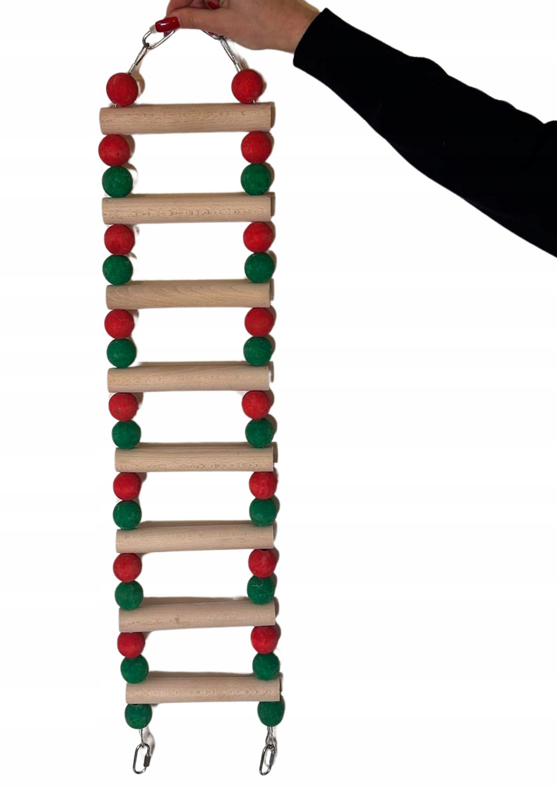 Red & Green Ladder L Hračka pro střední a velké papoušky L