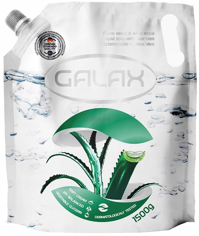 Tekuté mýdlo Galax antibakteriální s Aloe zásoba 1500g