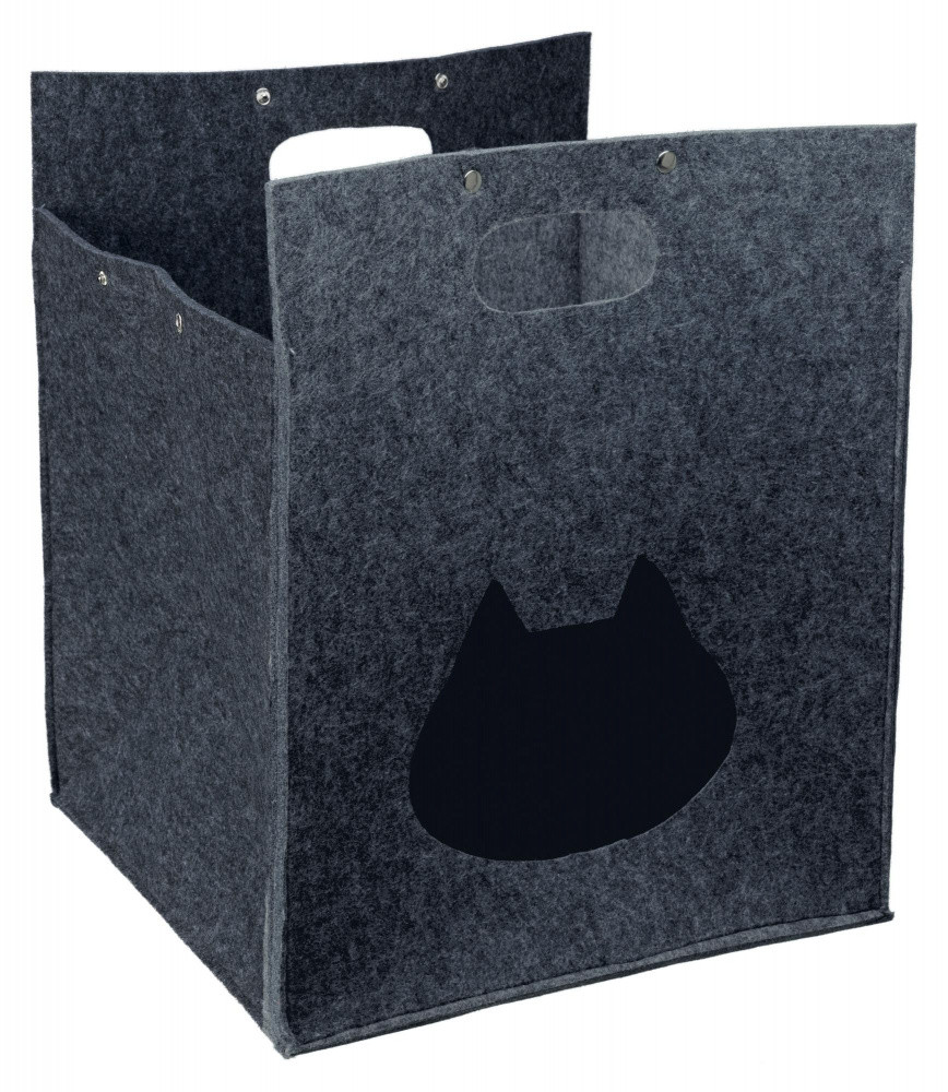 Plstěný box/jeskyně Antonia 40x48x40 antracit Doprodej