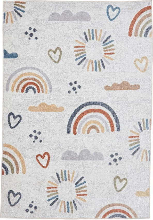 Krémový dětský koberec 80x150 cm Vida Kids Rainbow – Think Rugs