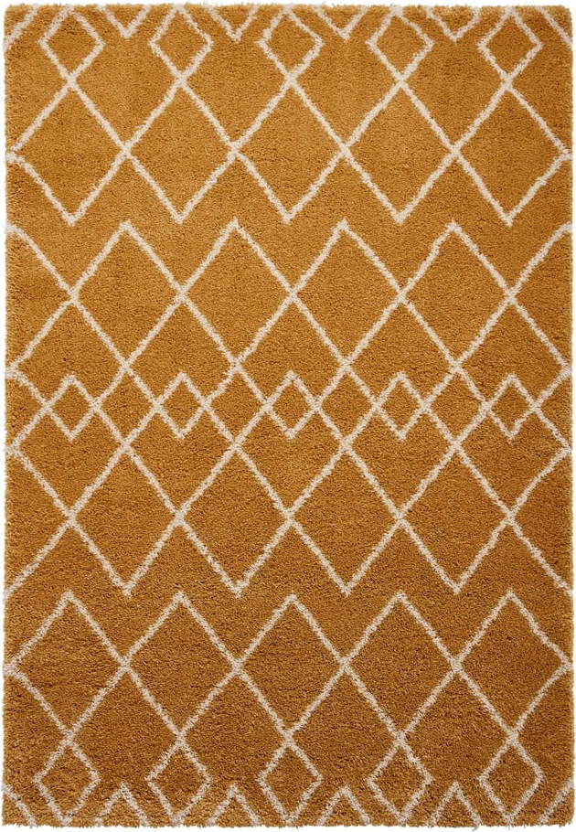 Okrově žlutý koberec 120x170 cm Royal Nomadic – Think Rugs
