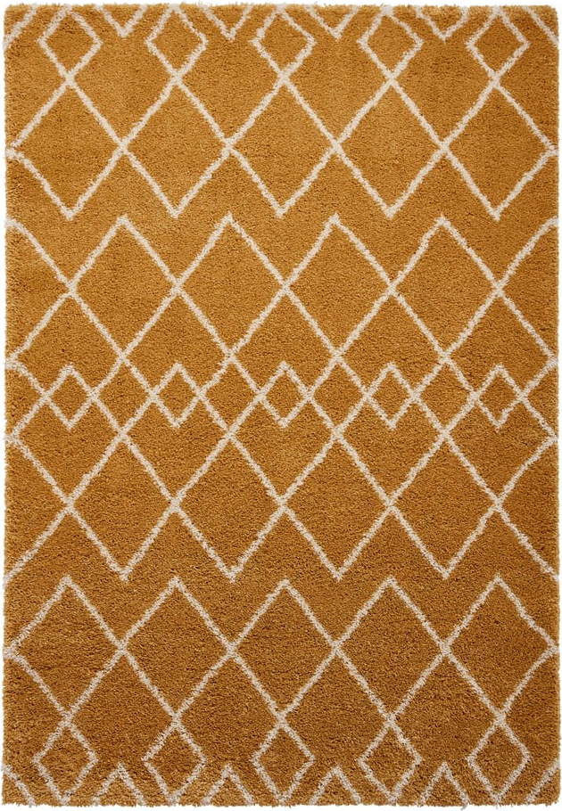 Okrově žlutý koberec 160x220 cm Royal Nomadic – Think Rugs