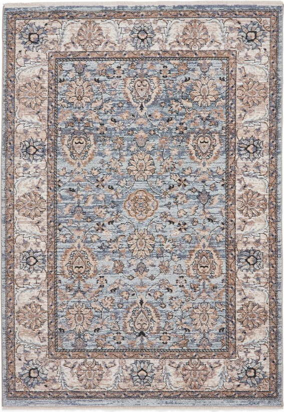 Modro-krémový běhoun 80x300 cm Vintage – Think Rugs