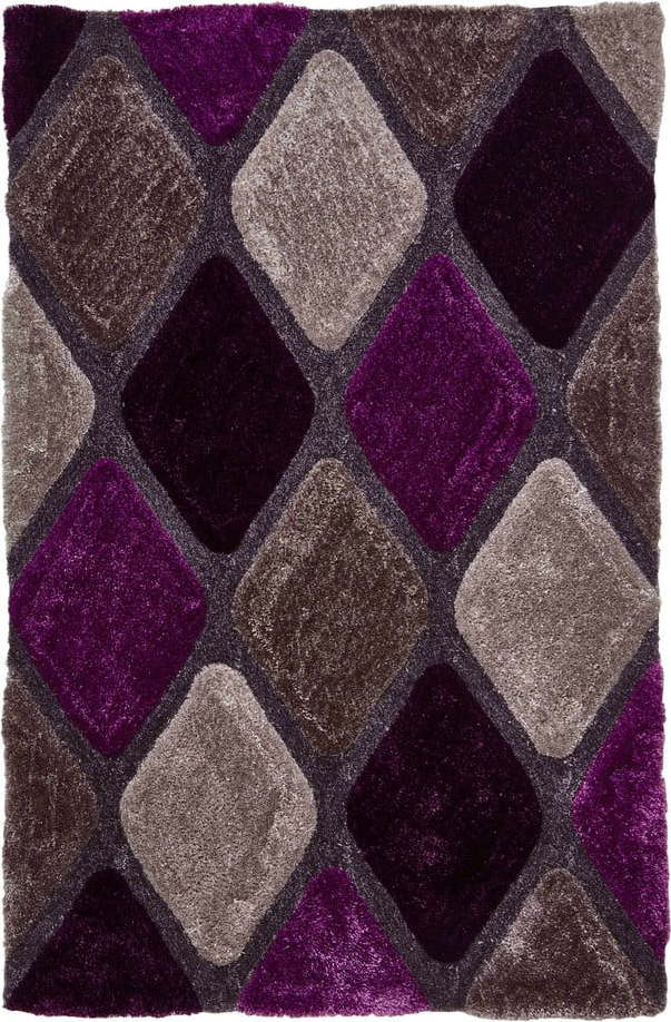 Tmavě fialový ručně tkaný koberec 150x230 cm Noble House – Think Rugs