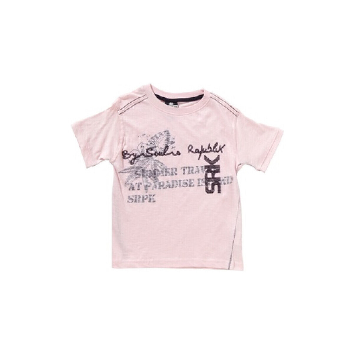 Srk  T-shirt manches courtes garçon EROLI  Růžová