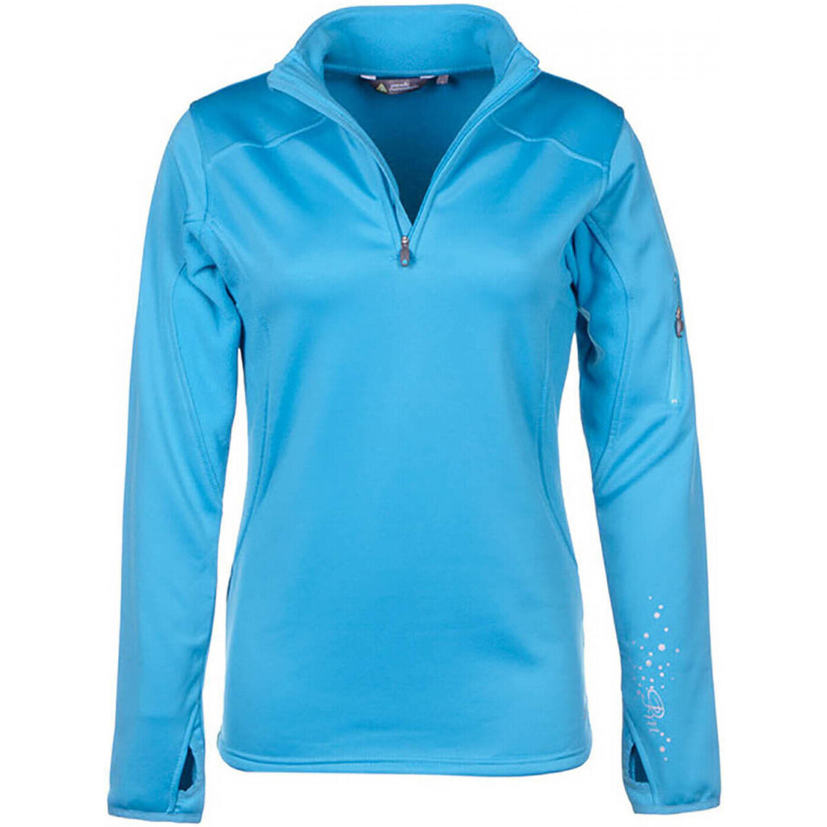 Peak Mountain  Sweat polarshell femme ANY  Modrá