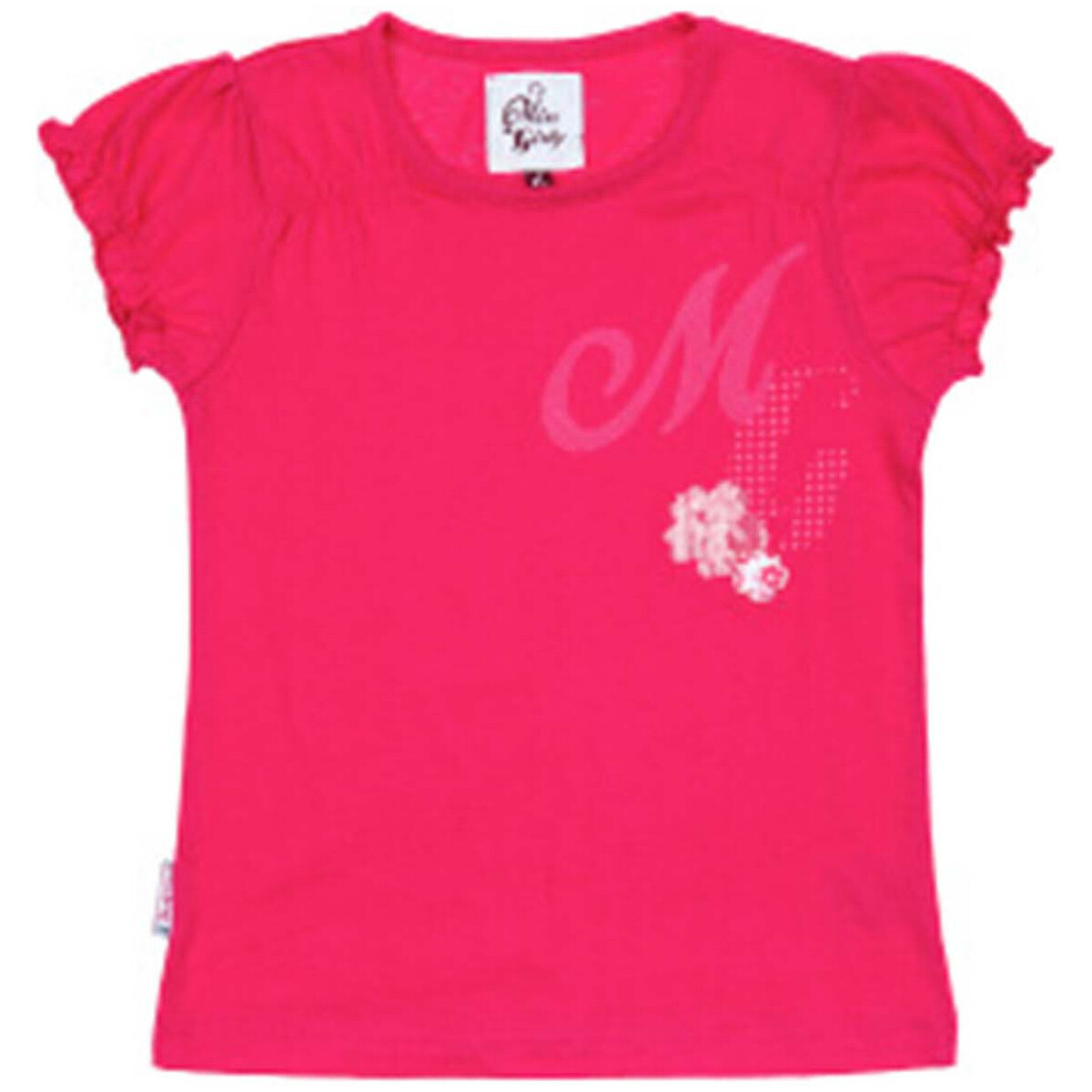 Miss Girly  T-shirt manches courtes fille FABOULLE  Růžová