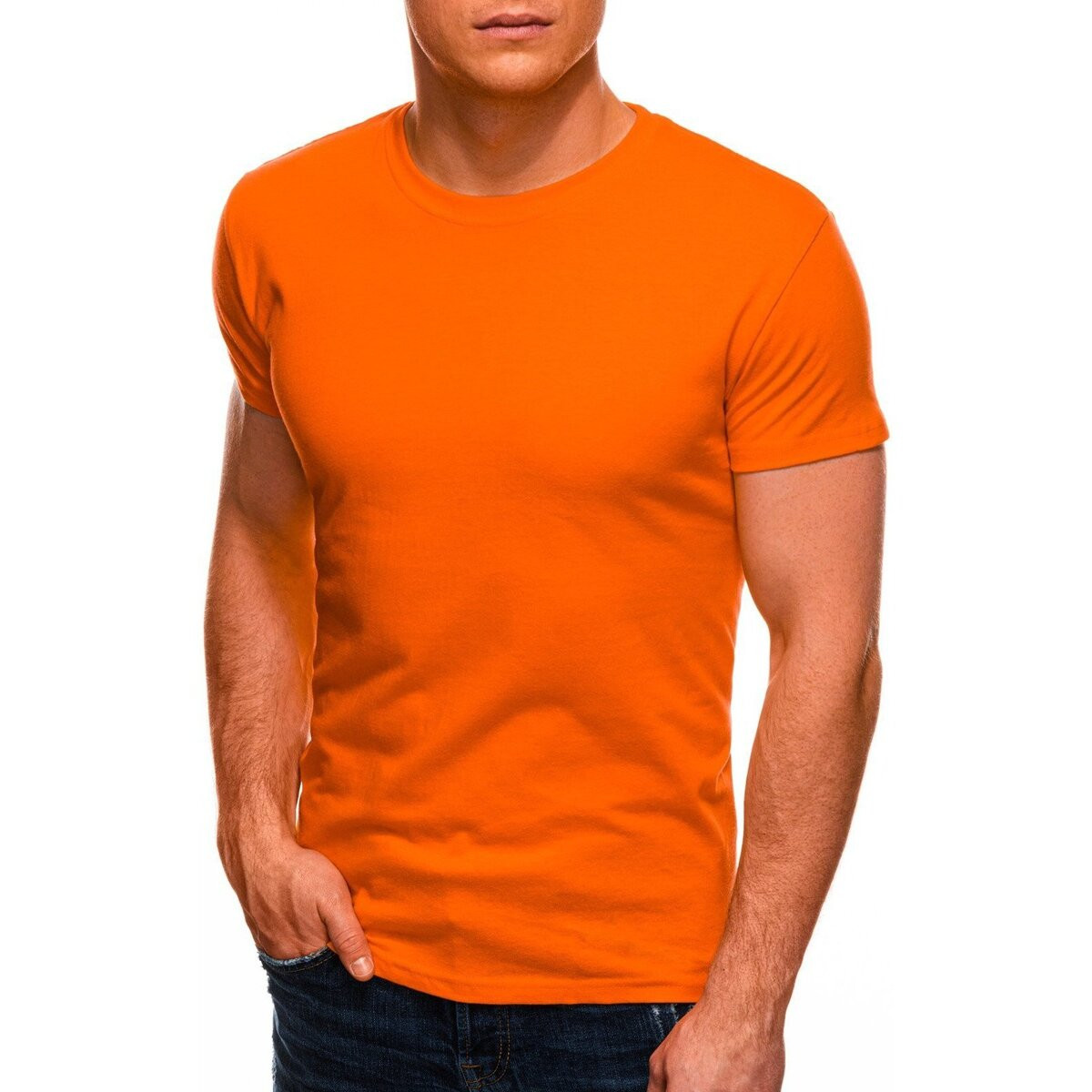 Deoti  Pánské tričko s krátkým rukávem Molos oranžová  Oranžová