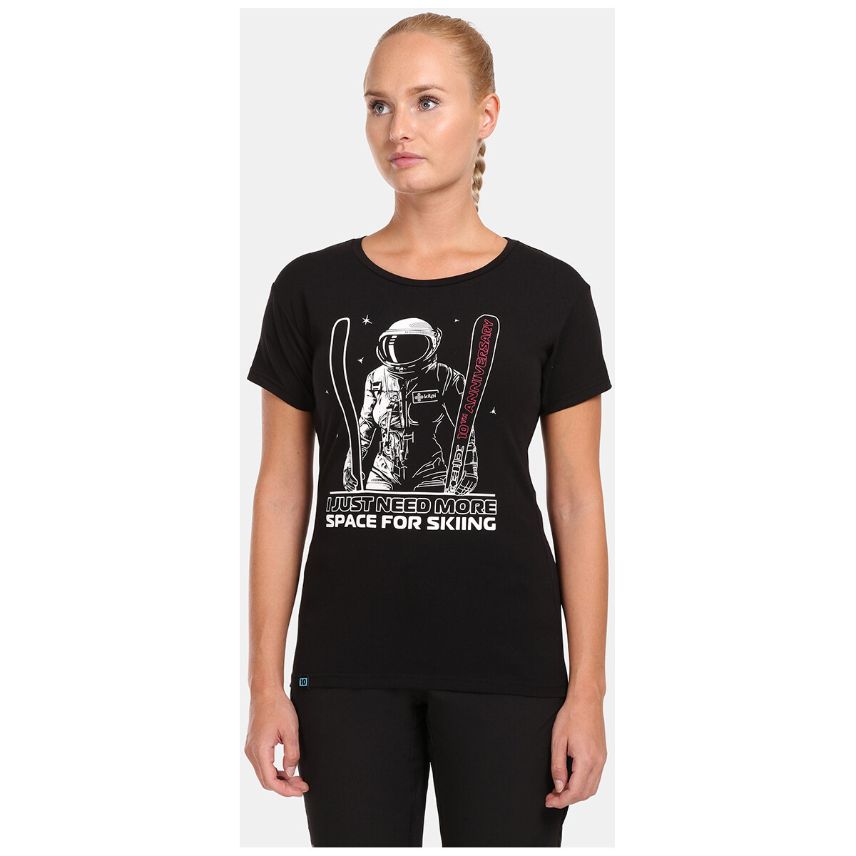 Kilpi  Dámské bavlněné tričko  LTD TRITON-W  Černá