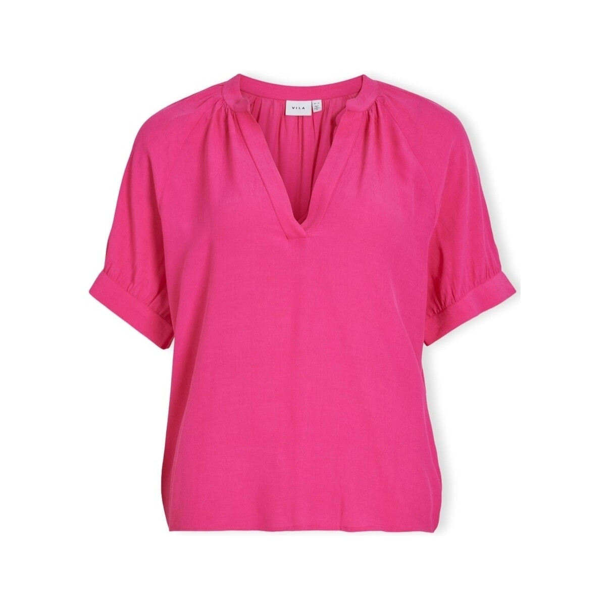 Only  VILA Top Fulia S/S - Cabaret  Růžová