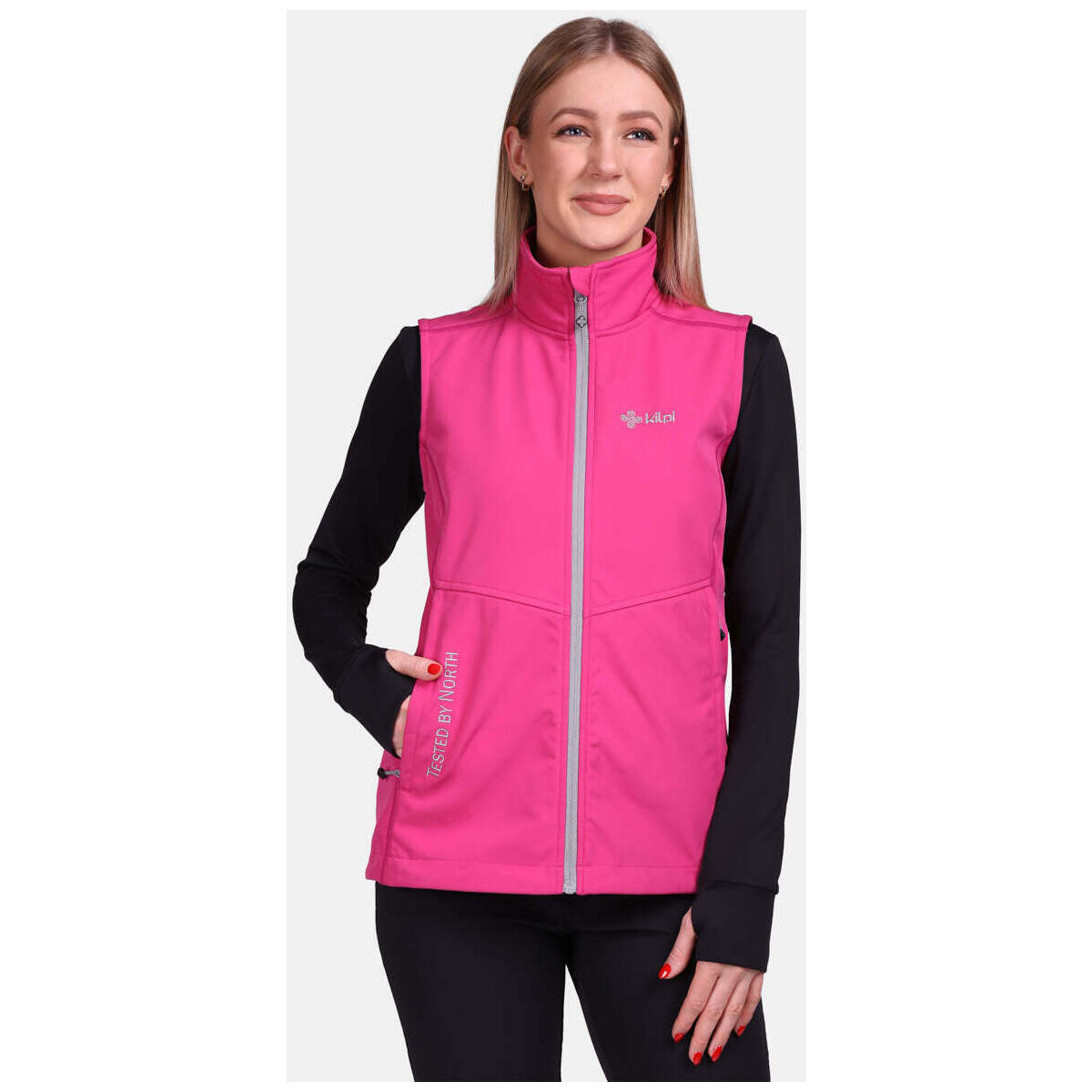 Kilpi  Dámská softshellová vesta  SOIL-W  Růžová