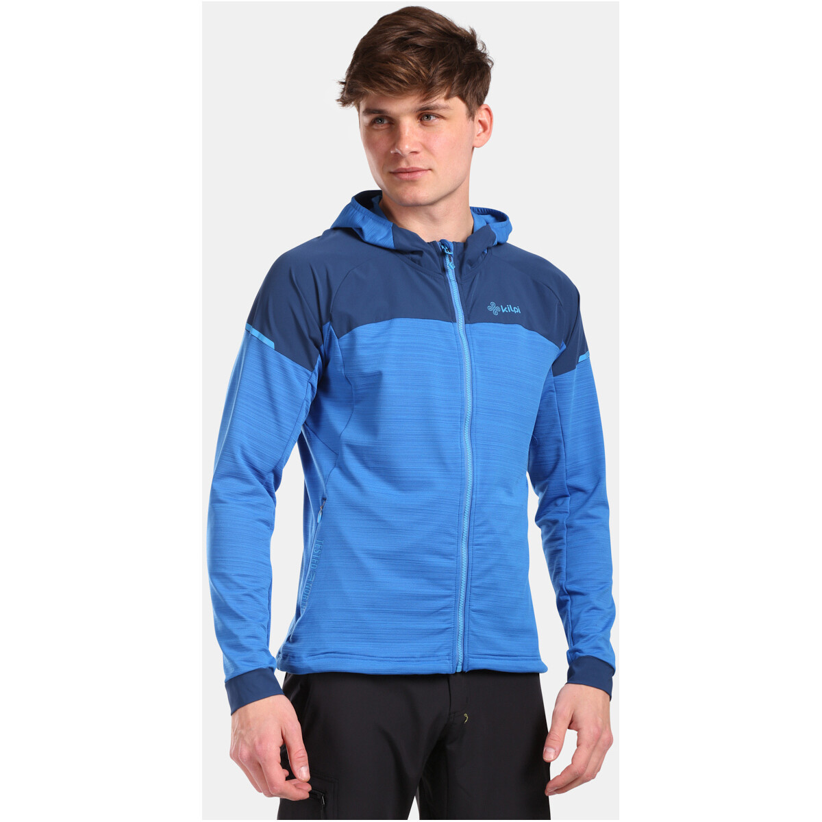 Kilpi  Pánská strečová mikina s kapucí  MEMPHIS-M  Modrá