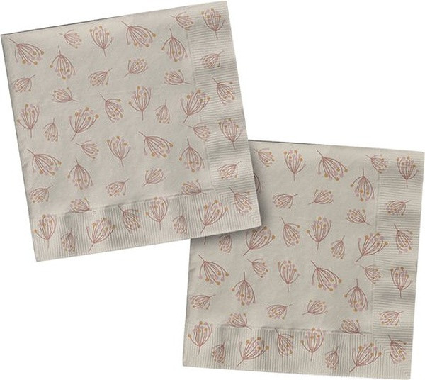 Ubrousky papírové kvetoucí baby girl 33 cm 20 ks