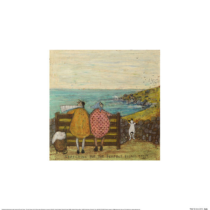 PYRAMID Umělecký tisk Sam Toft - Searching For The Perfect Picnic Spot, (30 x 30 cm)