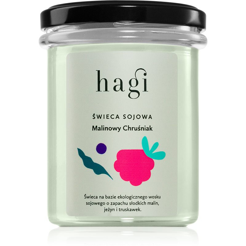 Hagi Raspberry Custard vonná svíčka 215 g