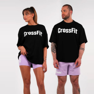 Northern Spirit Unisex tričko CrossFit Smurf oversized Northern Spirit černé NS24