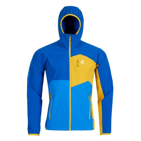 High Point Versa Hoody Jacket skydiver/yellow pánská lehká softshellová větruvzdorná bunda XL