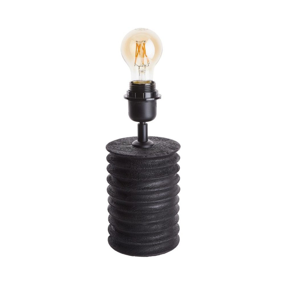 GROOVED Základna k lampě 25 cm - černá