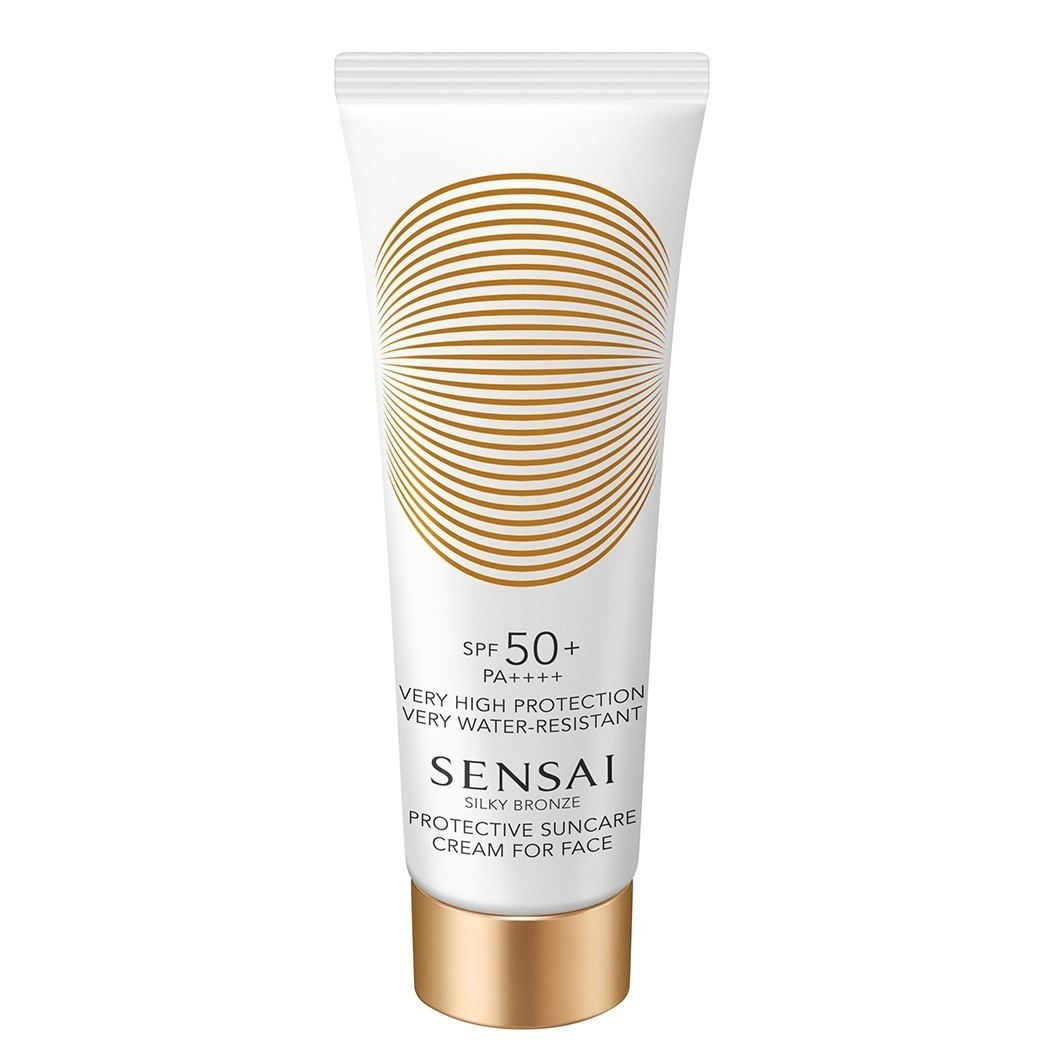 SENSAI Silky Bronze Protective Suncare Cream For Face 50+ Krém Na Opalování 50 ml