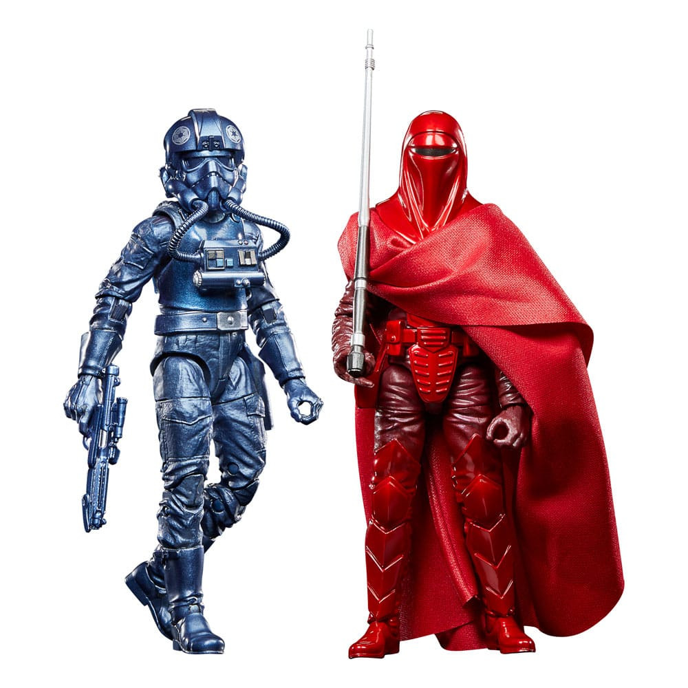 Hasbro | Star Wars Episode VI - sběratelské figurky Emperors Royal Guard & TIE Fighter Pilot (Black Series) Exclusive 15 cm
