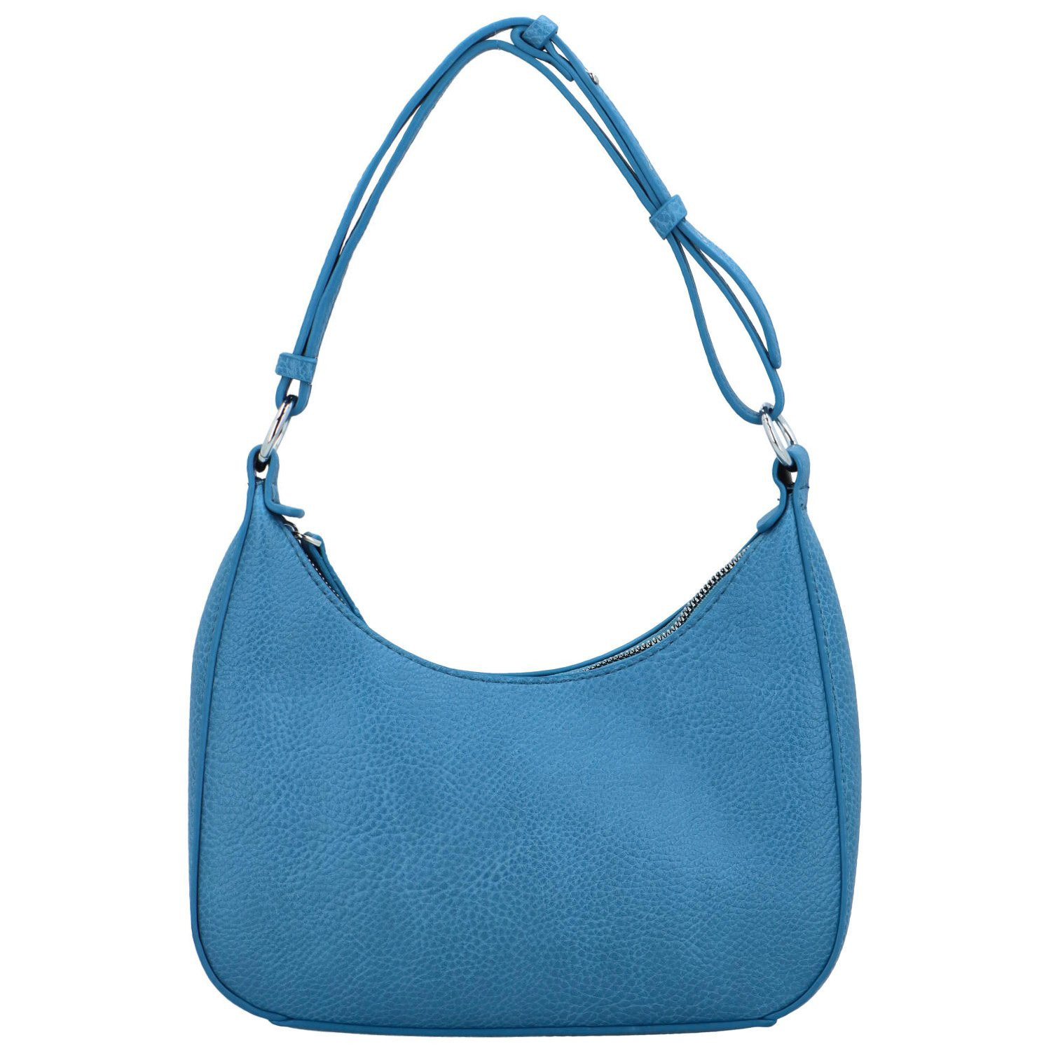 Stylová dámská koženková kabelka na rameno Pandora, modrá