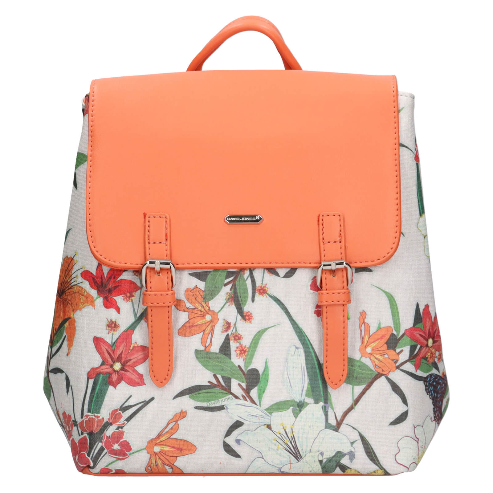 Módní dámský batoh David Jones Azalea - oranžová